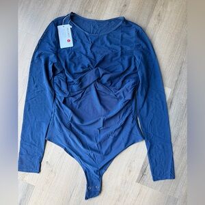 ReoRia Deep Blue Long Sleeve Bodysuit